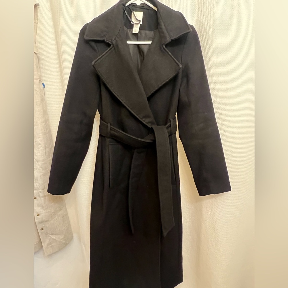 H&M Classic Black Trench Coat